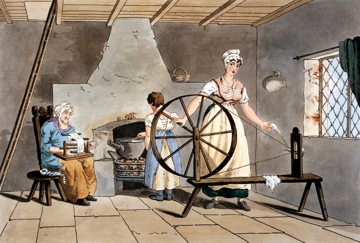 三代女性，1814年 作者 不明