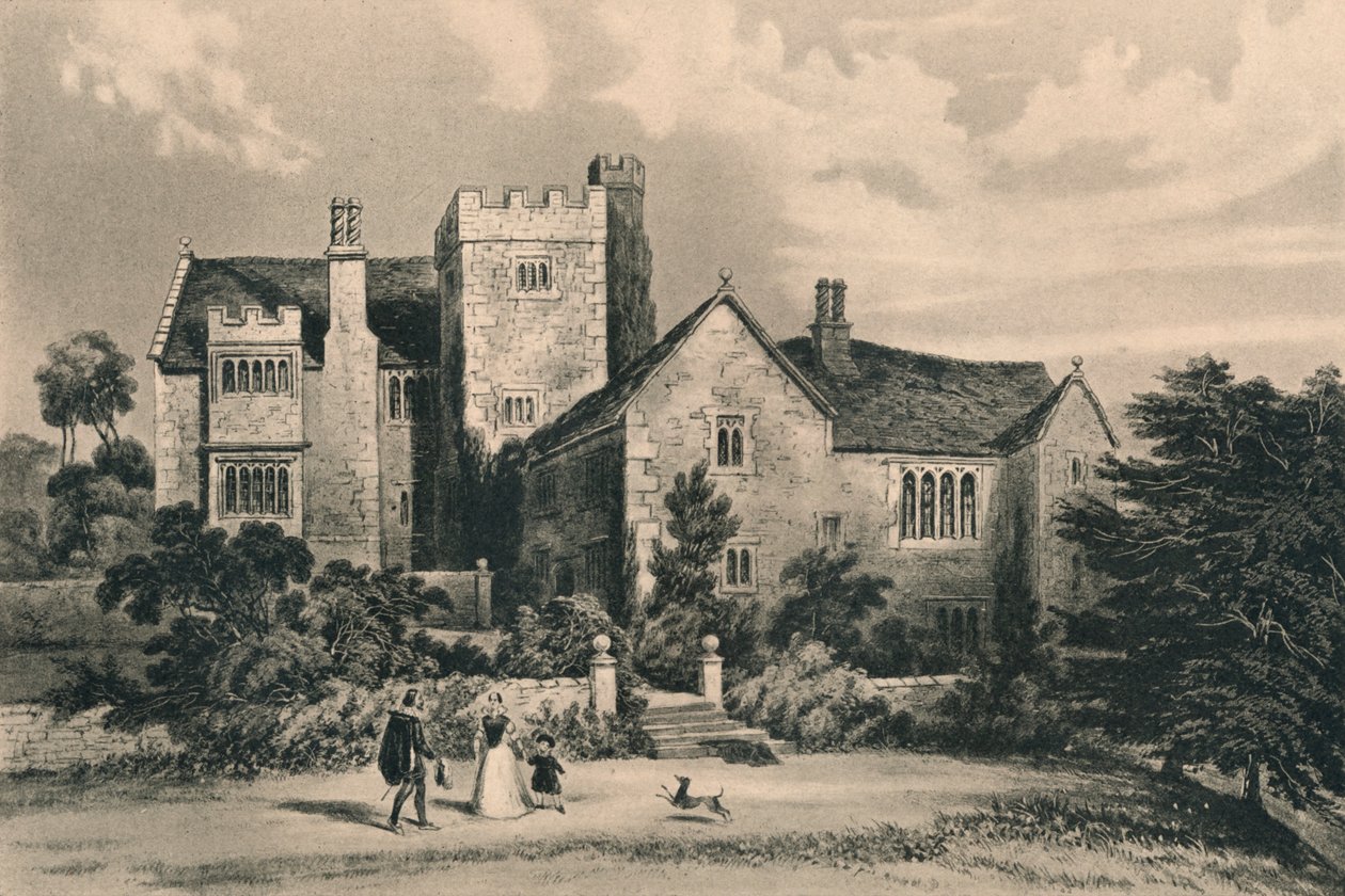 斯塔福德郡Throwley Hall，1915年 作者 不明