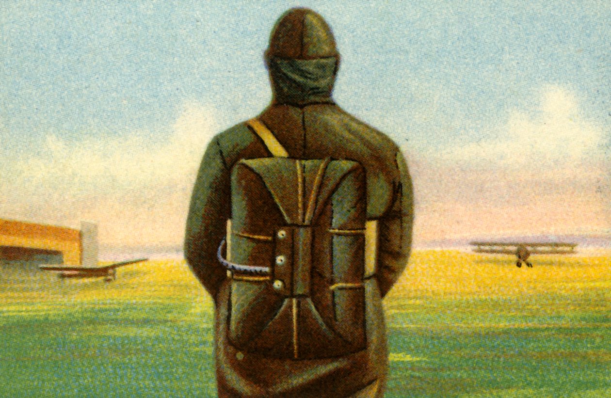 特纳布拉德（Thörnblad）降落伞，1928年，1932年。 作者 不明