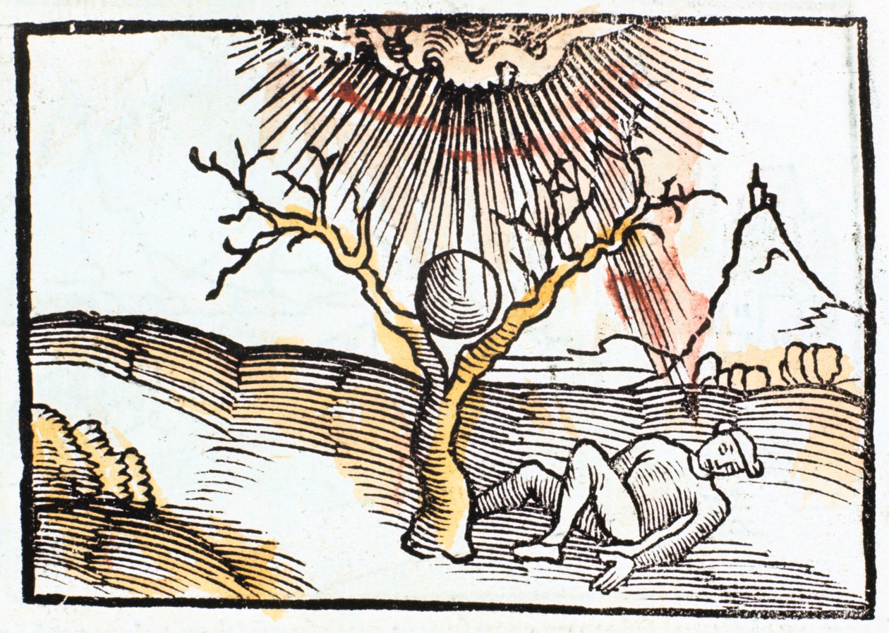 雷电或闪电，1508年。 作者 不明