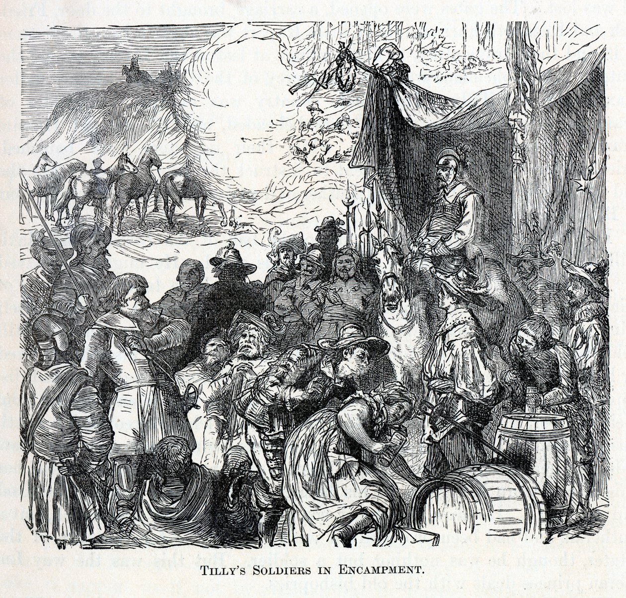 营地的泰利士兵，1882年 作者 不明