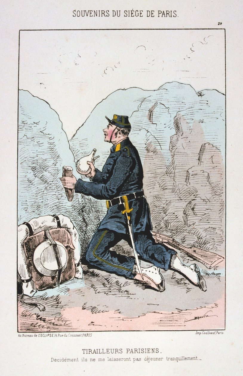 巴黎围困，1870-1871年的巴黎小兵 作者 不明