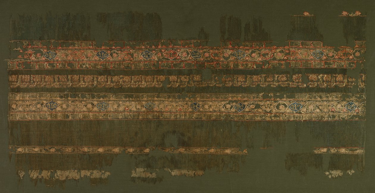 镶有金的提拉子，1094-1110年。 作者 不明