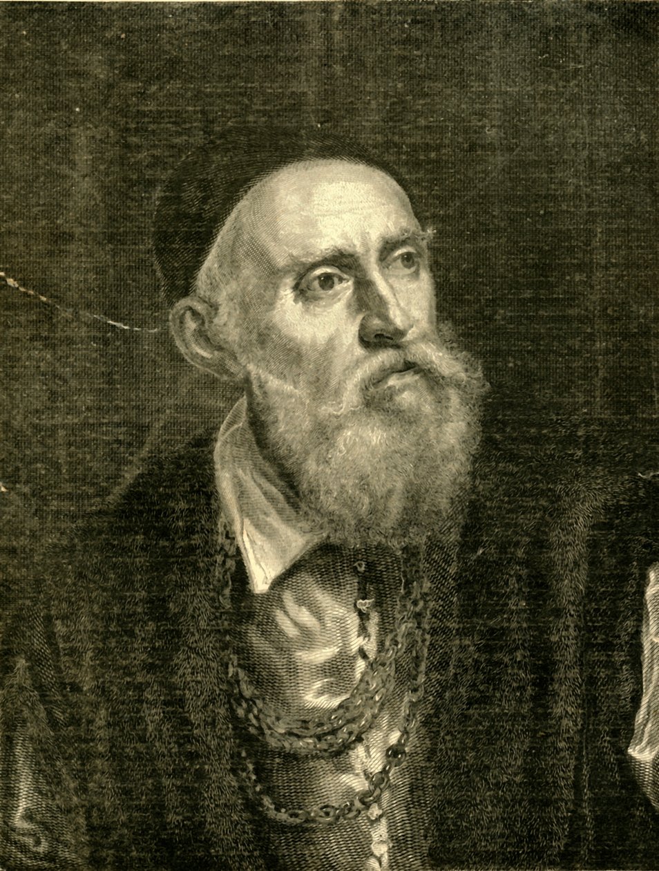 提香（Titians）肖像，1882年。 作者 不明