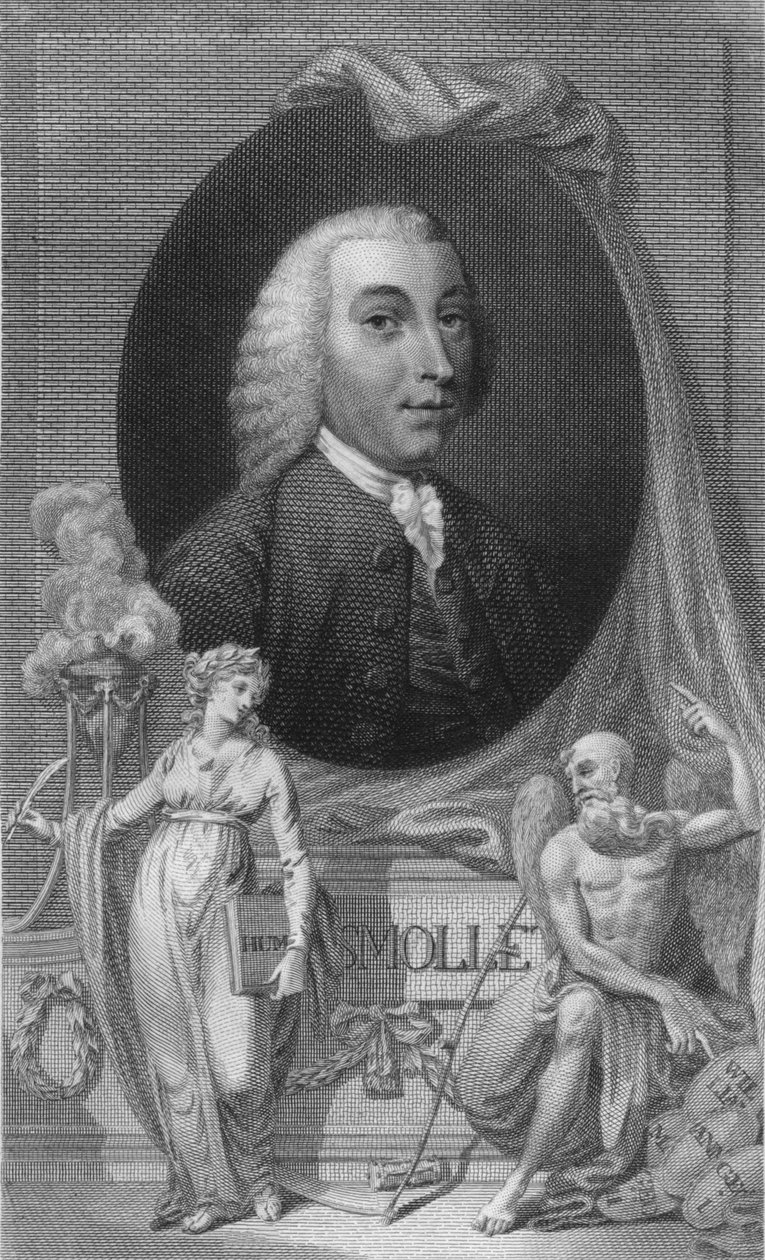 托比亚斯·斯莫列特（Tobias Smollett），1790年 作者 不明