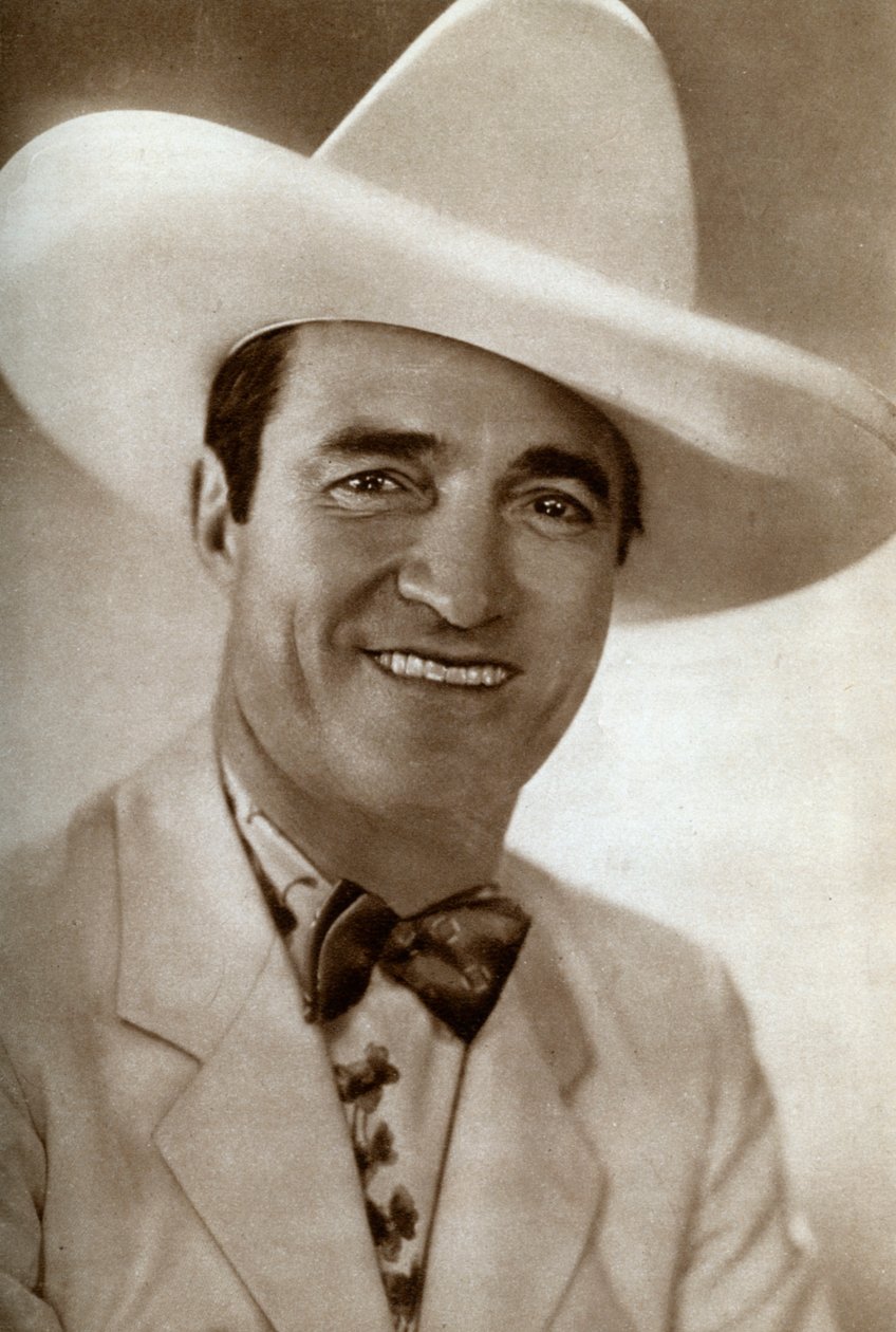 汤姆·米克（Tom Mix），美国电影演员，1933年 作者 不明