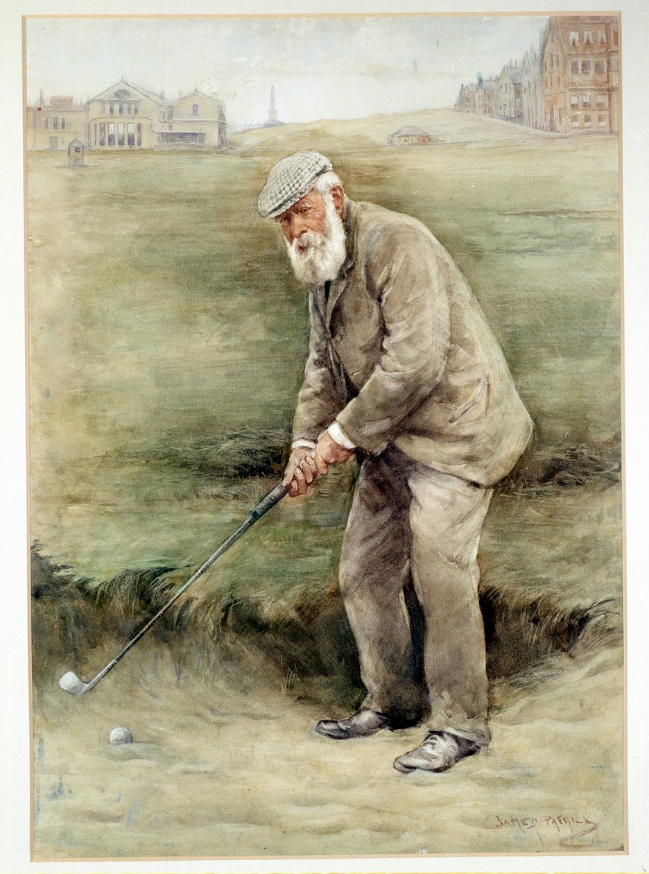 英国高尔夫球手汤姆-莫里斯老人，肖像，约1910年 作者 不明