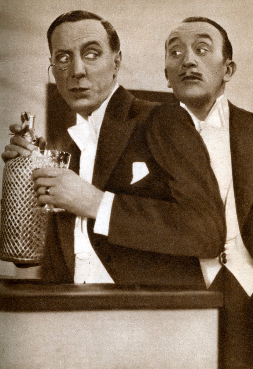 汤姆·沃尔斯和拉尔夫·林恩，英国演员，1933年 作者 不明