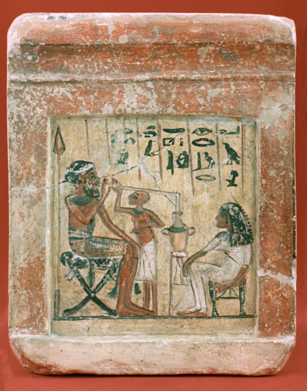佣兵墓碑，公元前1350年 作者 不明