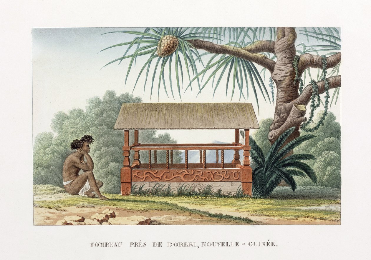 Tomb near Doreri, New Guinea 作者 不明