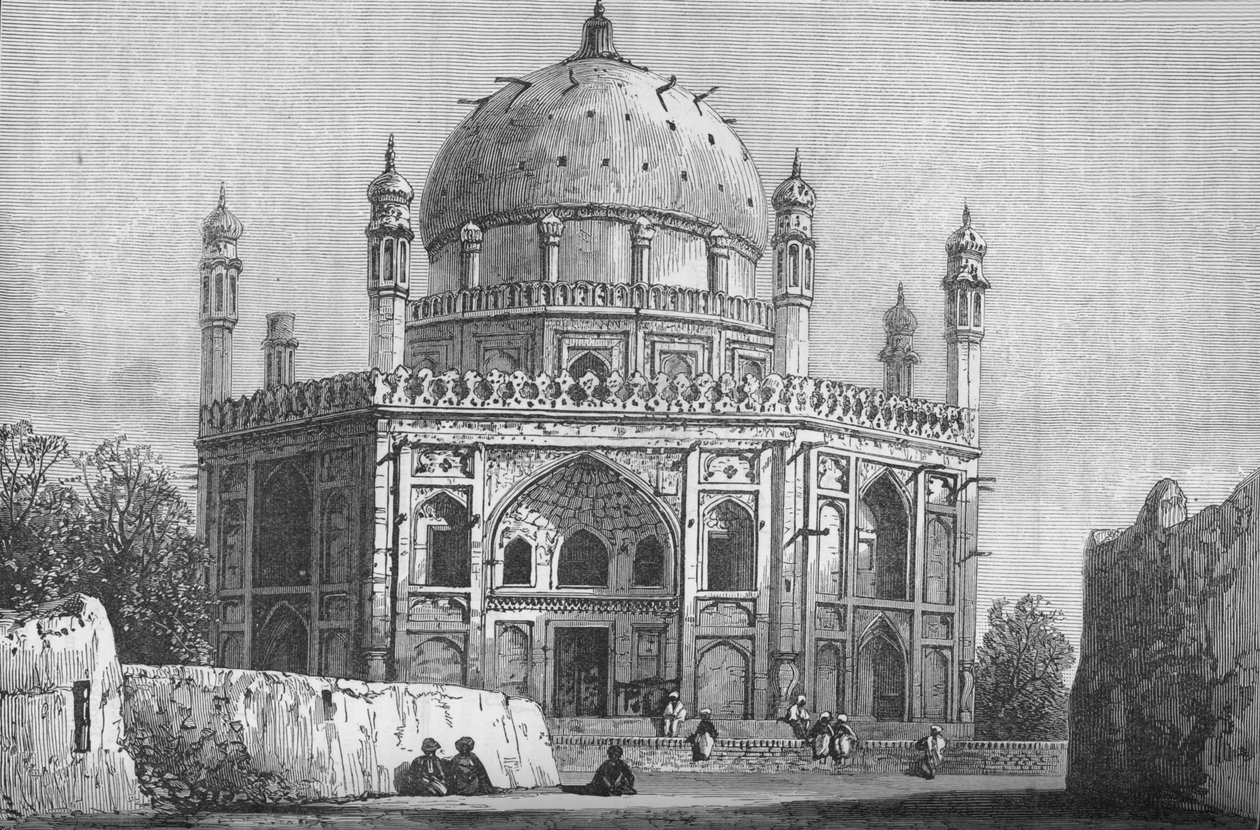 艾哈迈德·沙阿（Ahmed Shah）墓，毗邻城堡，坎大哈（c1880） 作者 不明