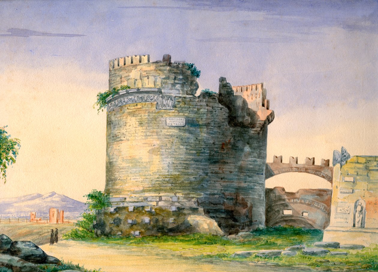 Caecilia Metella，意大利罗马的墓 作者 不明