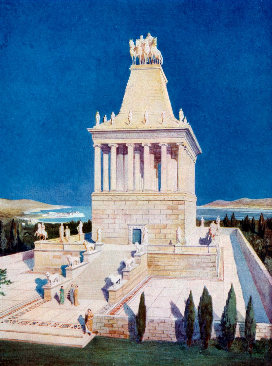1933-1934年在哈利卡纳苏斯（Halicarnassus）的莫索卢斯墓 作者 不明
