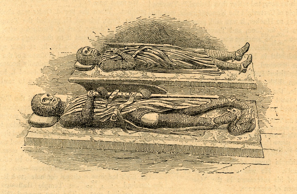 圣殿骑士团之墓，1870年，1897年。 作者 不明