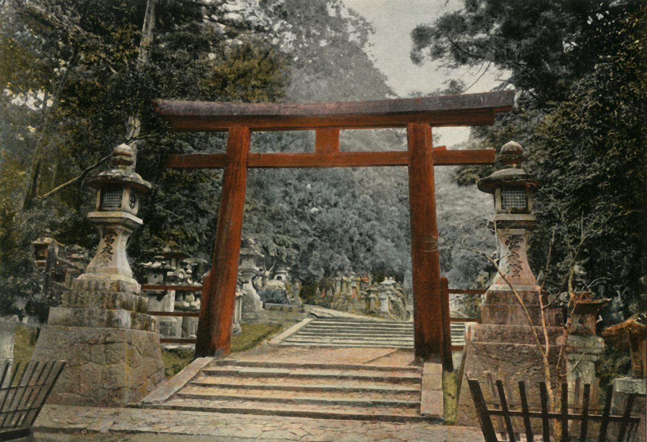 托里敦神道教神社，托里神道教神庙，1900年。 作者 不明