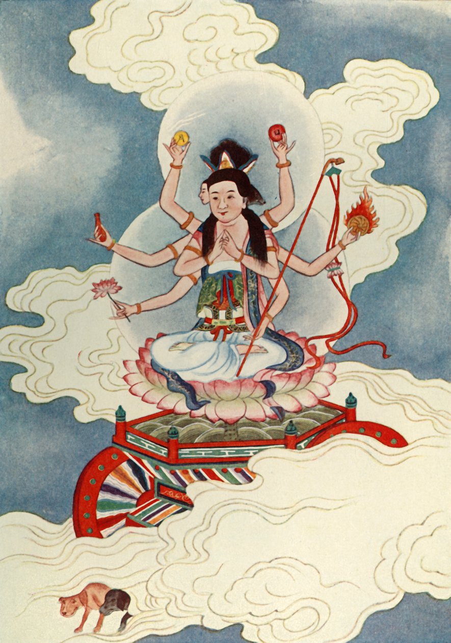 Tou Mu, Goddess of North Star", 1922年。 作者 不明