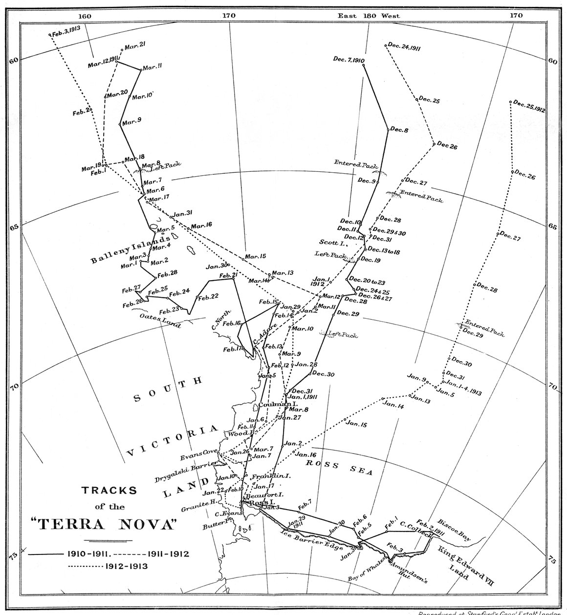 Terra Nova的足迹，1910-1913，1913年 作者 不明