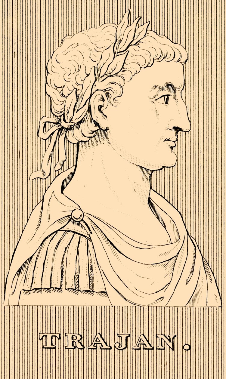 Trajan，53-117，1830年。 作者 不明
