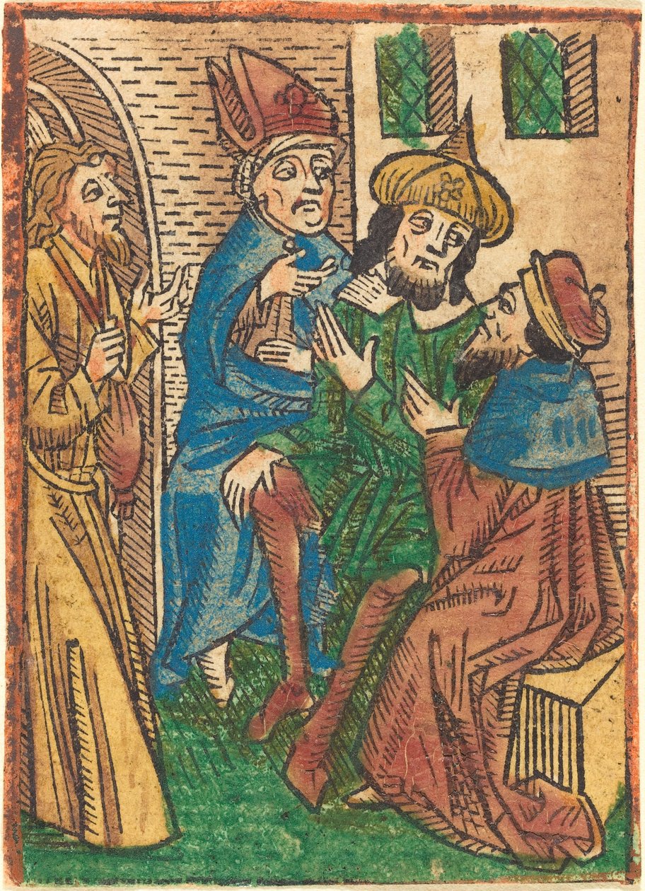 犹大的叛逆，约1490年。 作者 不明