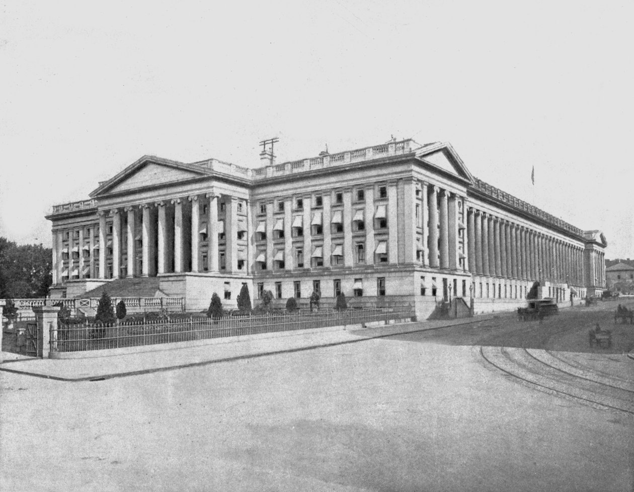 美国华盛顿特区，国库大楼，c1900年。 作者 不明