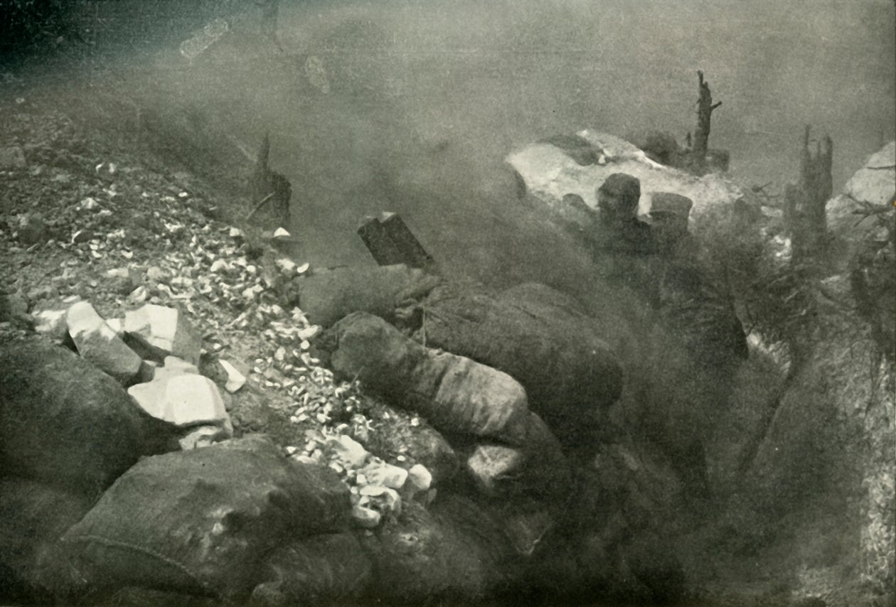 1919年在阿贡（Argonne）进行的海战。 作者 不明