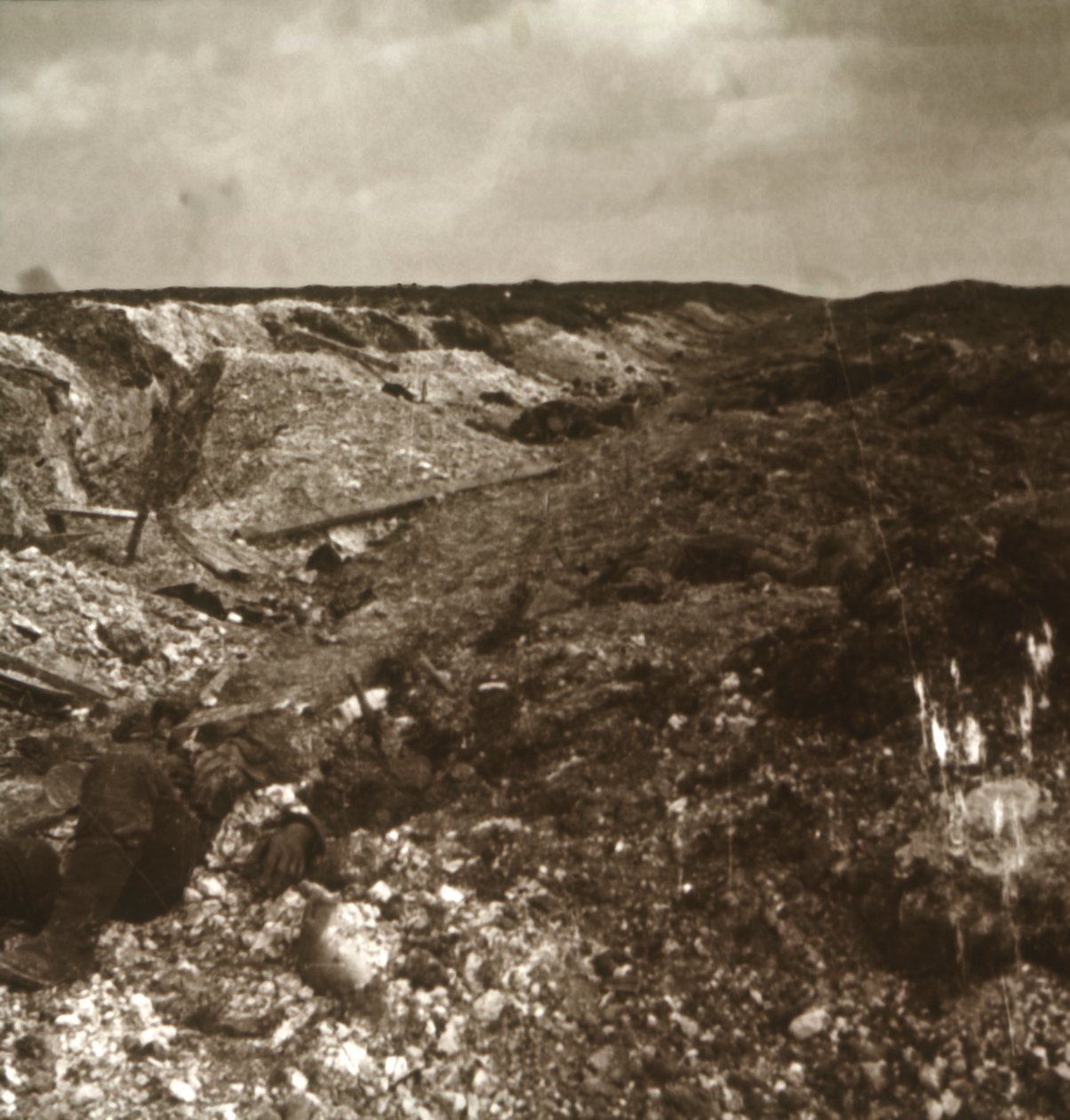 沟槽，法国北部索姆，c1914-c1918 作者 不明