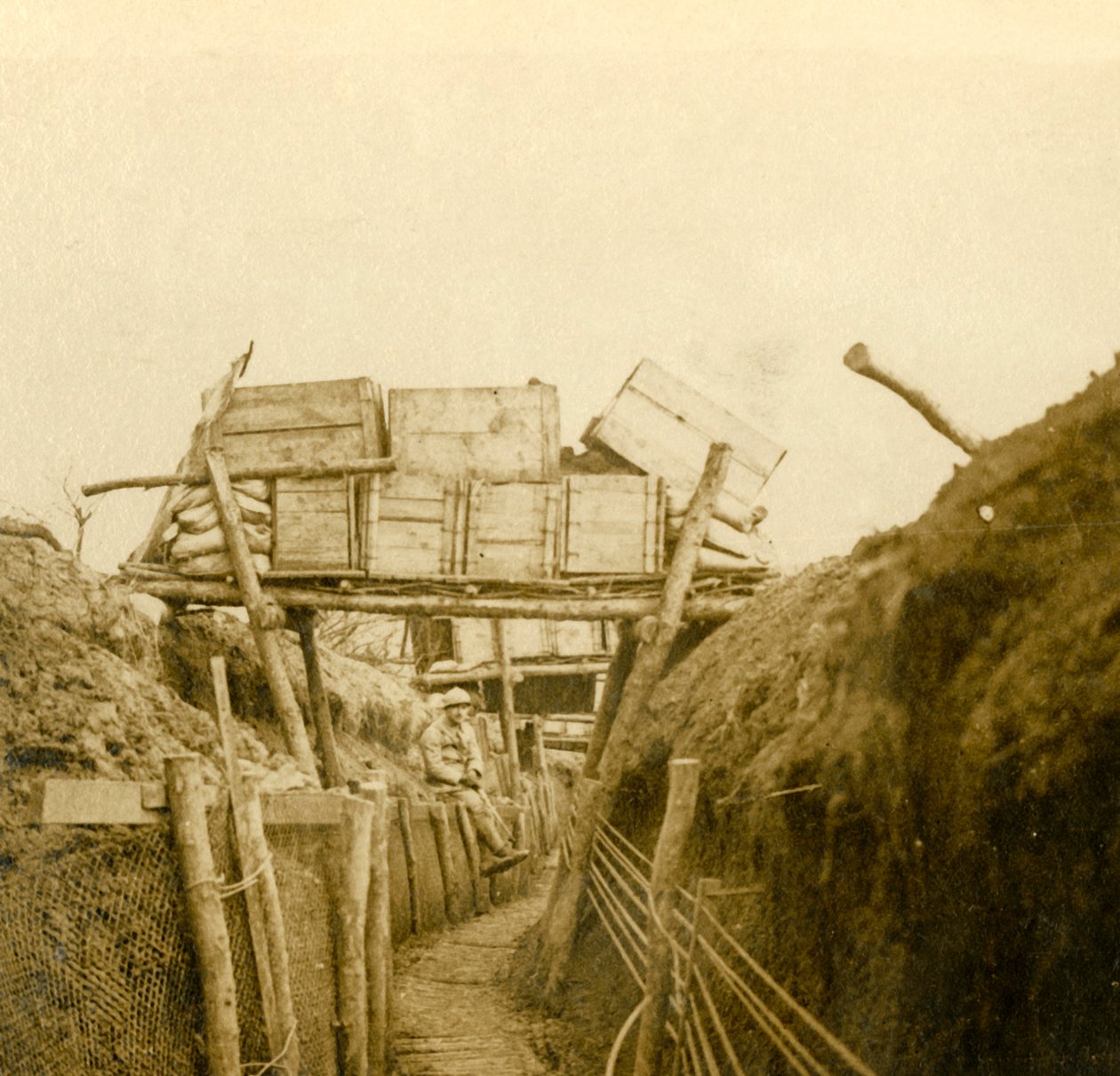 法国北部LesÉparges附近的战ren，c1914-c1918。 作者 不明