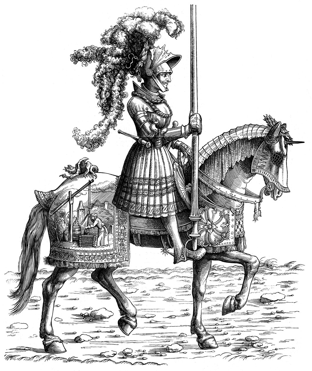 马克西米利安的胜利，1518年1844年 作者 不明