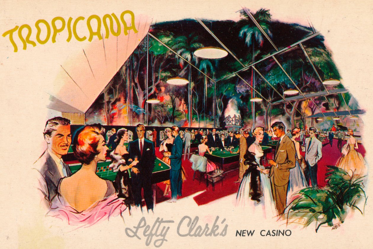 Tropicana-左撇子克拉克斯新赌场，c1950年代 作者 不明