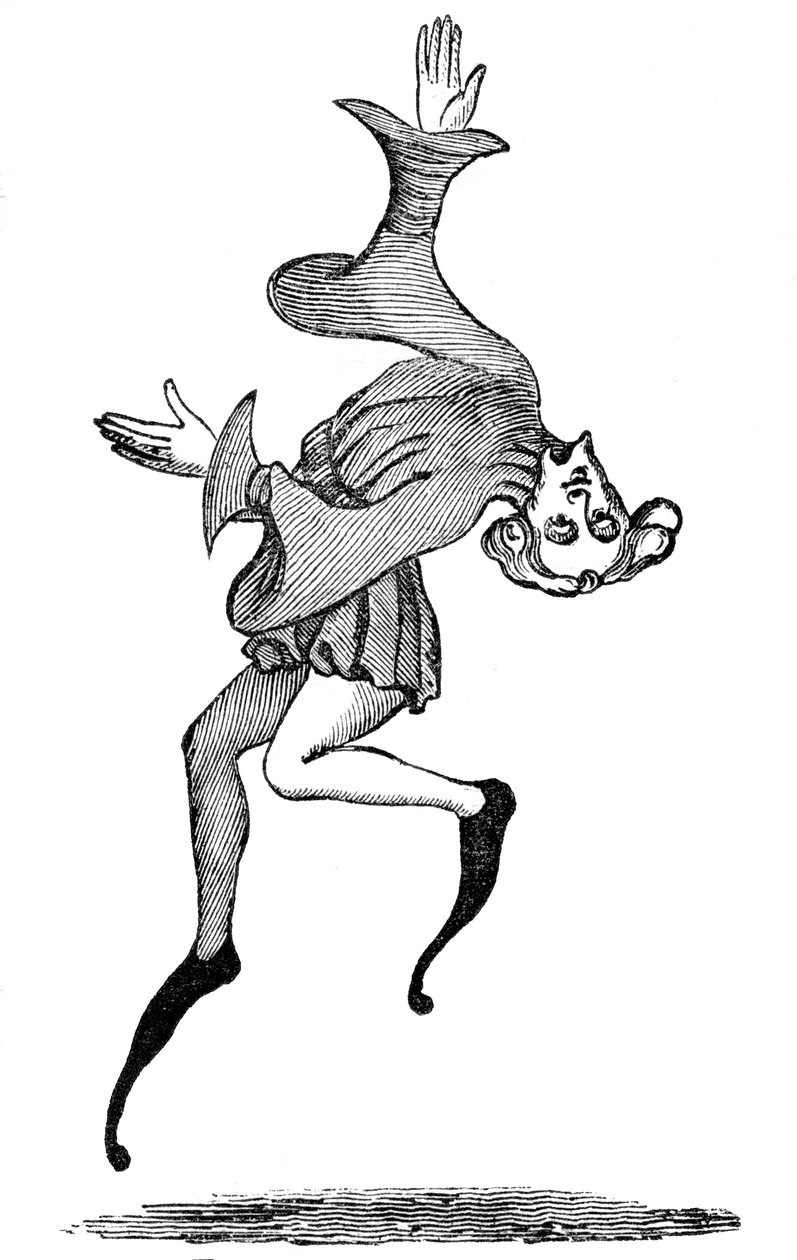 翻滚，十四世纪，1833年 作者 不明