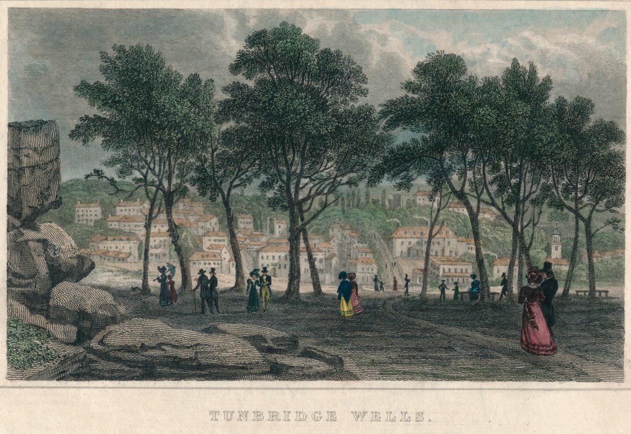 通布里奇·威尔斯（Tunbridge Wells），1828年。 作者 不明