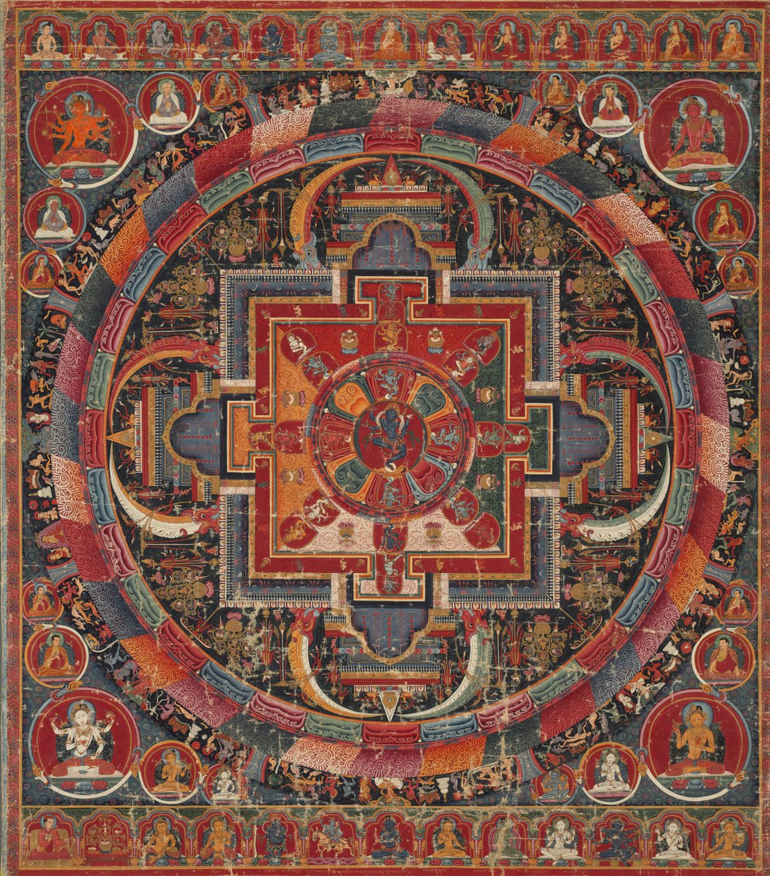 二十三位神奈拉特玛·曼陀罗（c。 1375。 作者 不明