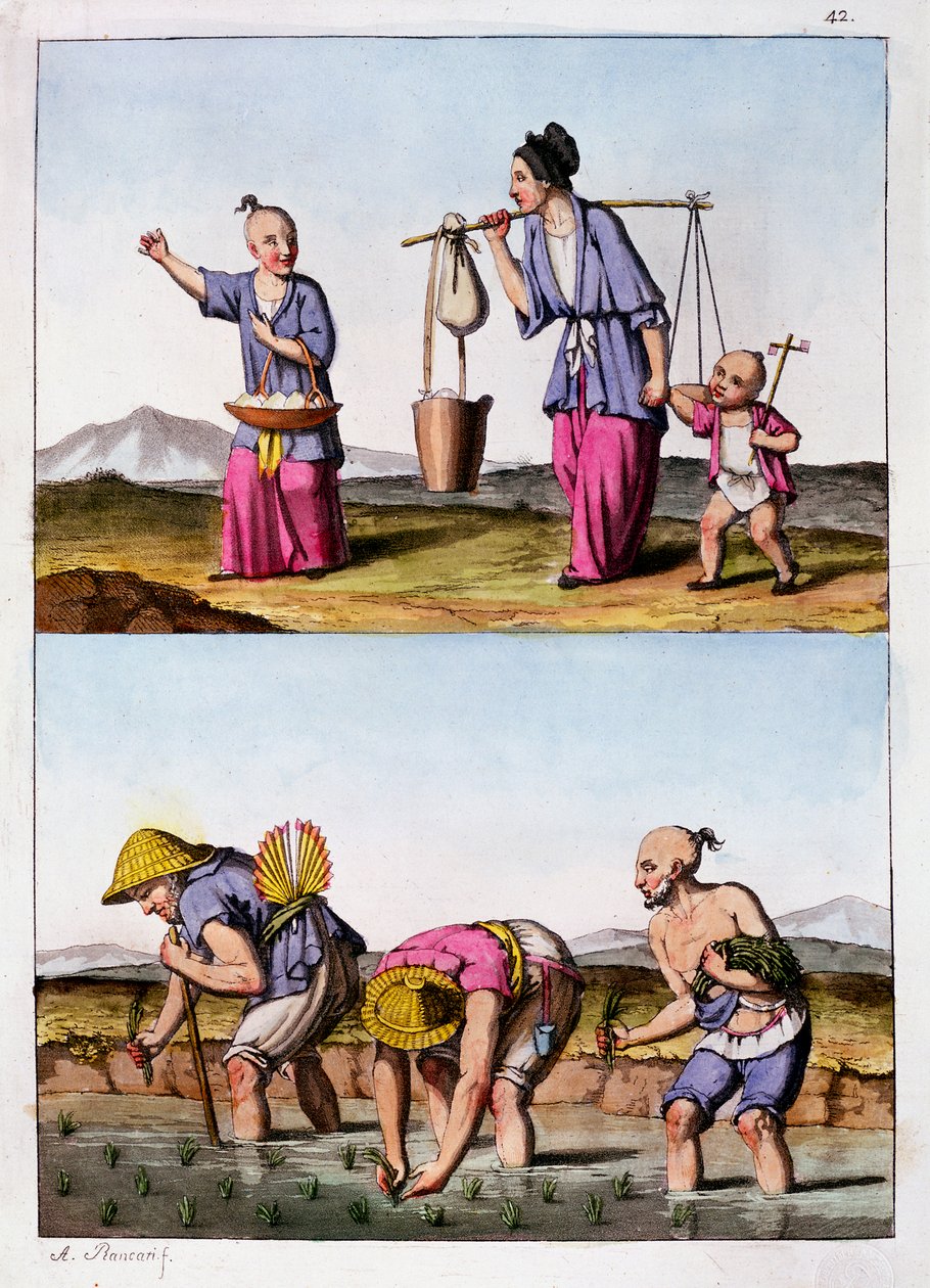 两个中国场景，c1830 作者 不明