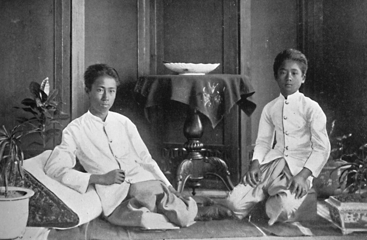 两位暹罗绅士，1902年 作者 不明