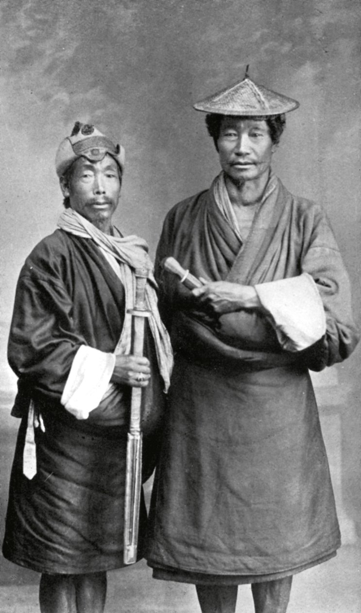 两名锡金人，c1910 作者 不明