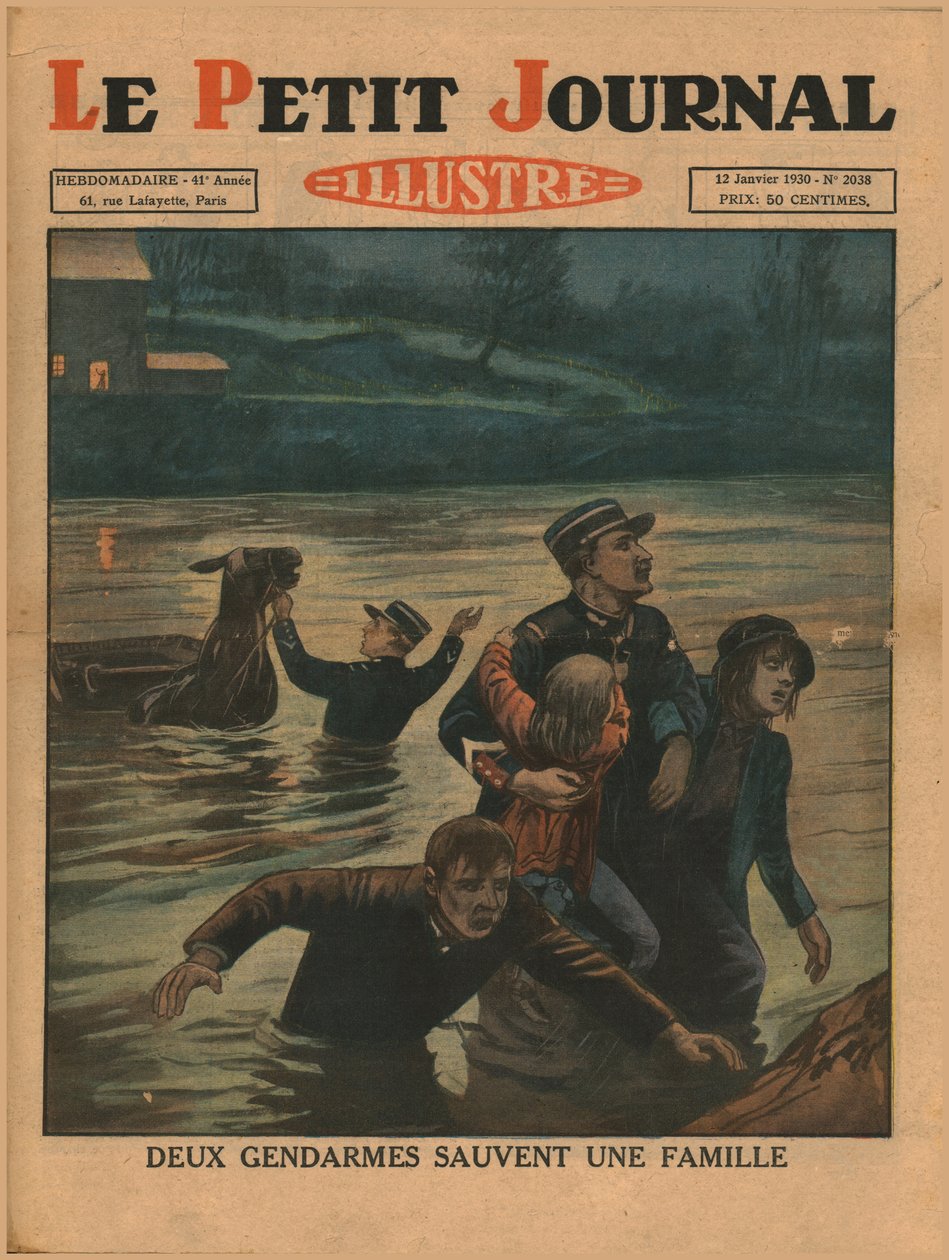 1930年，两名警察拯救了一个家庭。 作者 不明