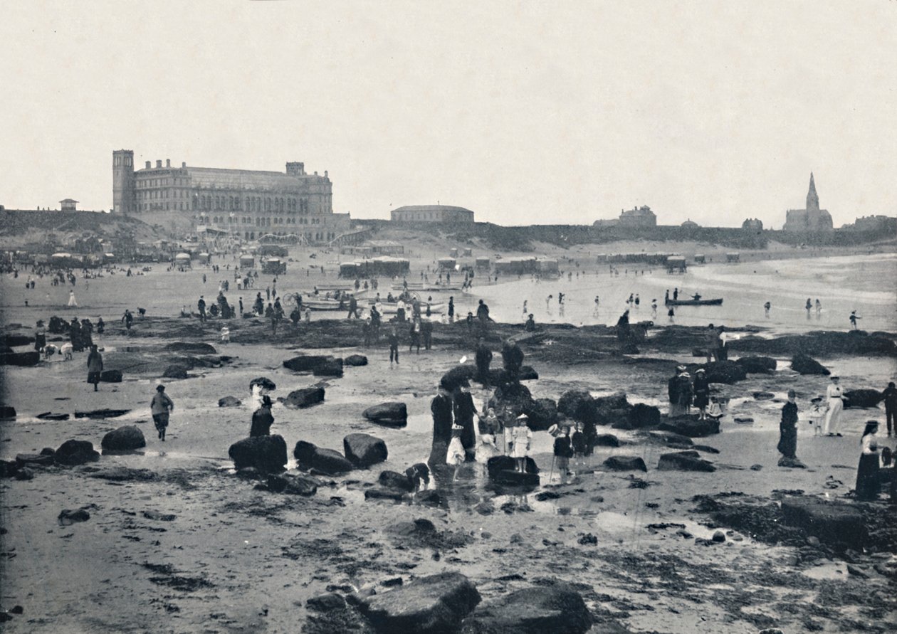 泰恩茅斯-水族馆和沙滩，1895年 作者 不明