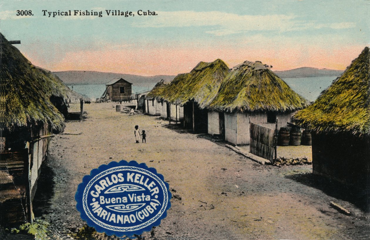 古巴典型渔村，1912年 作者 不明