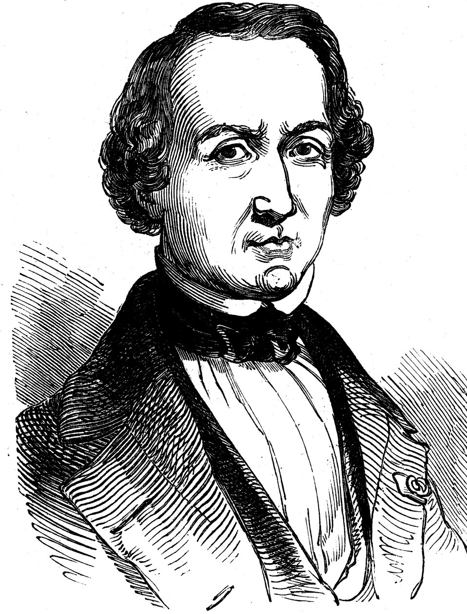 UJJ Leverrier，法国天文学家，他于1846年计算了海王星行星的位置1847年 作者 不明