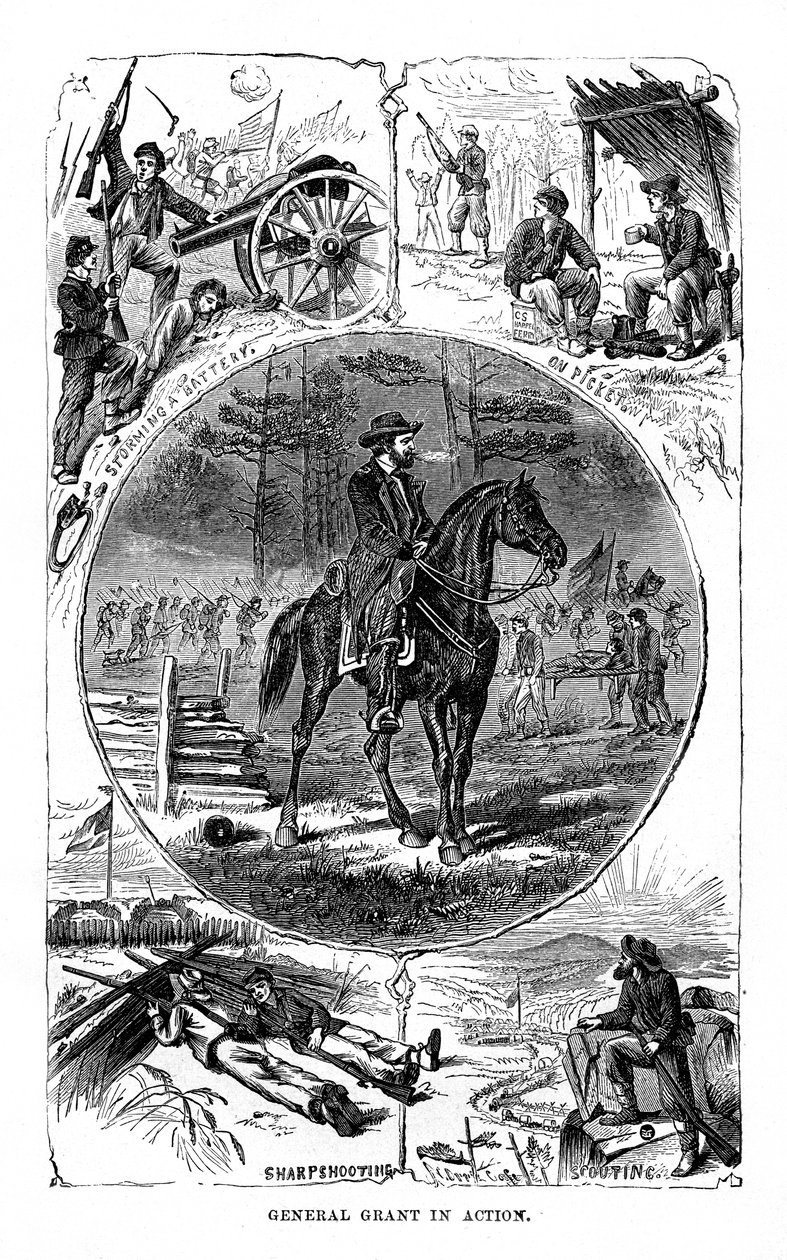 尤利西斯·格兰特（Ulysses S Grant），美国第18任总统，1872年 作者 不明