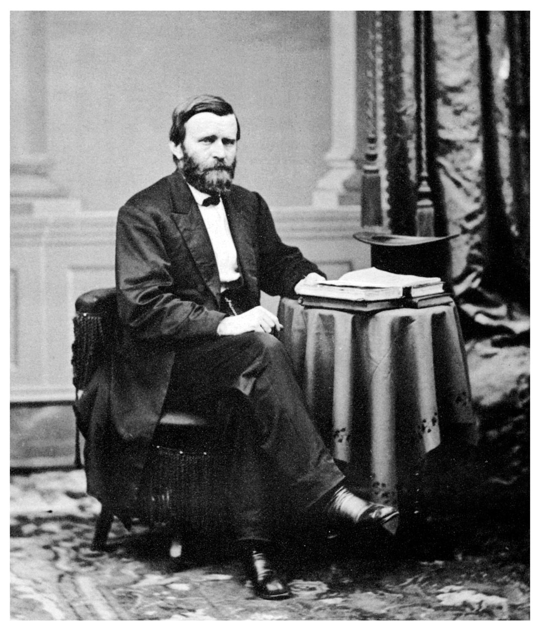 美国第18任总统尤利西斯·格兰特（Ulysses S Grant），c1869年1955年 作者 不明