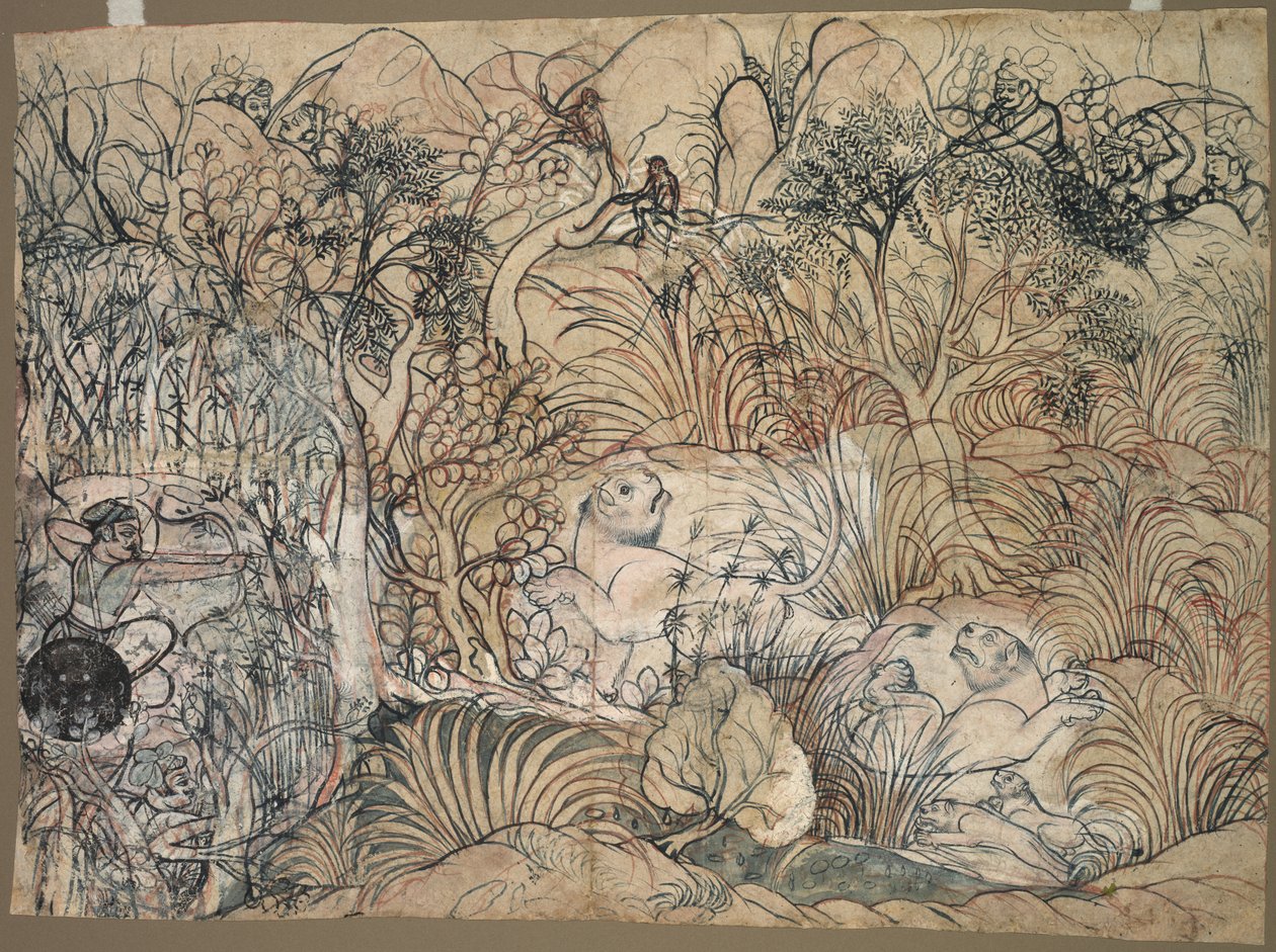 城市狩猎狮子会的乌梅德·辛格c。 1785-1790年。 作者 不明