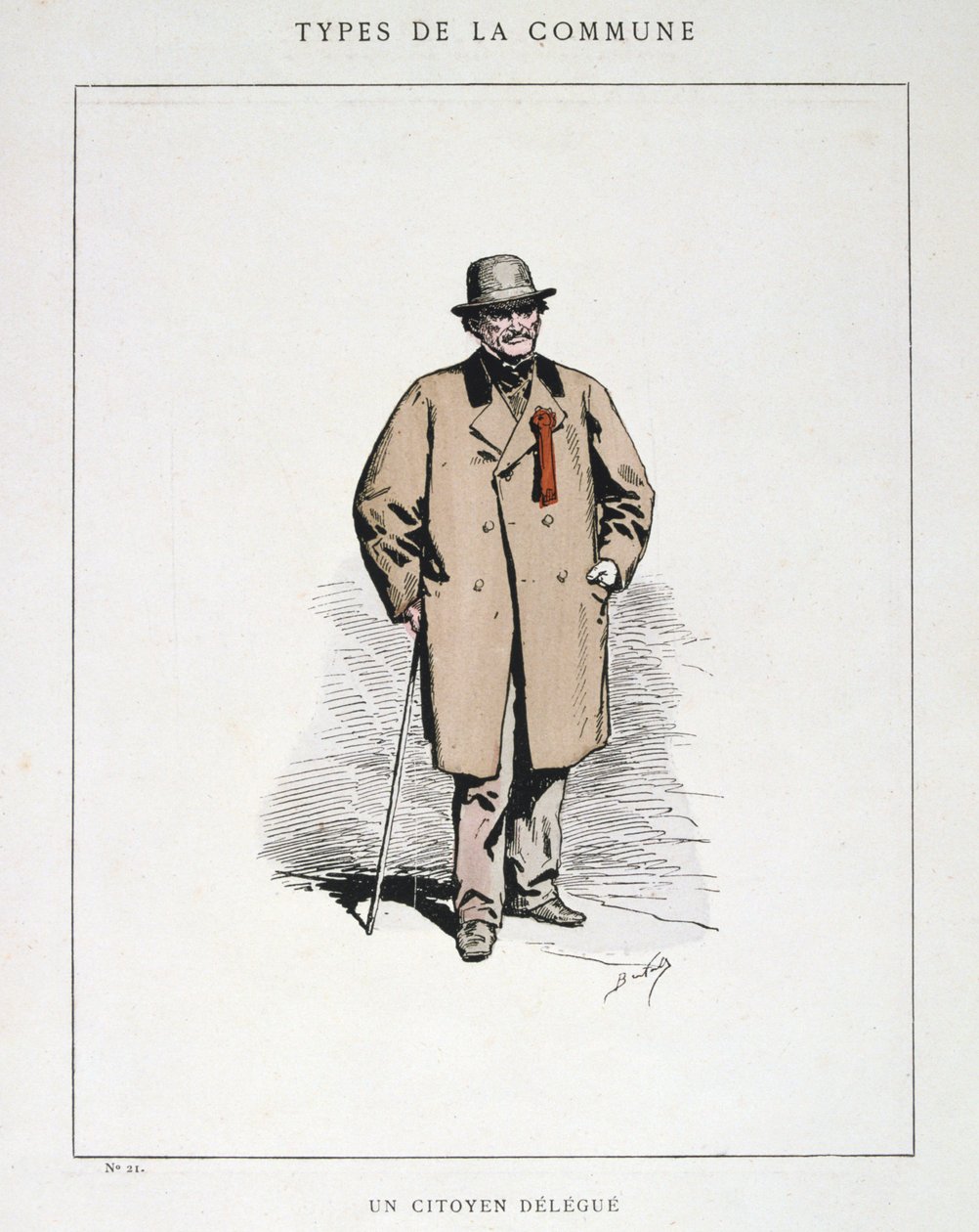 公民代表，巴黎公社，1871年。 作者 不明