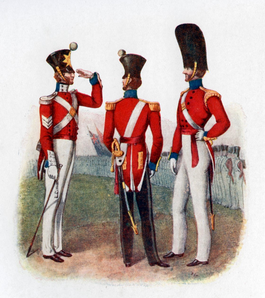 第86军团制服，1842年-1904年 作者 不明
