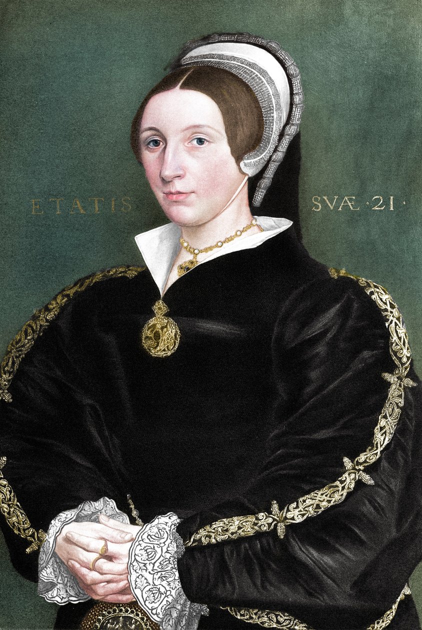 以前不知名的女人被认为是凯瑟琳·霍华德（Catherine Howard），1902年 作者 不明