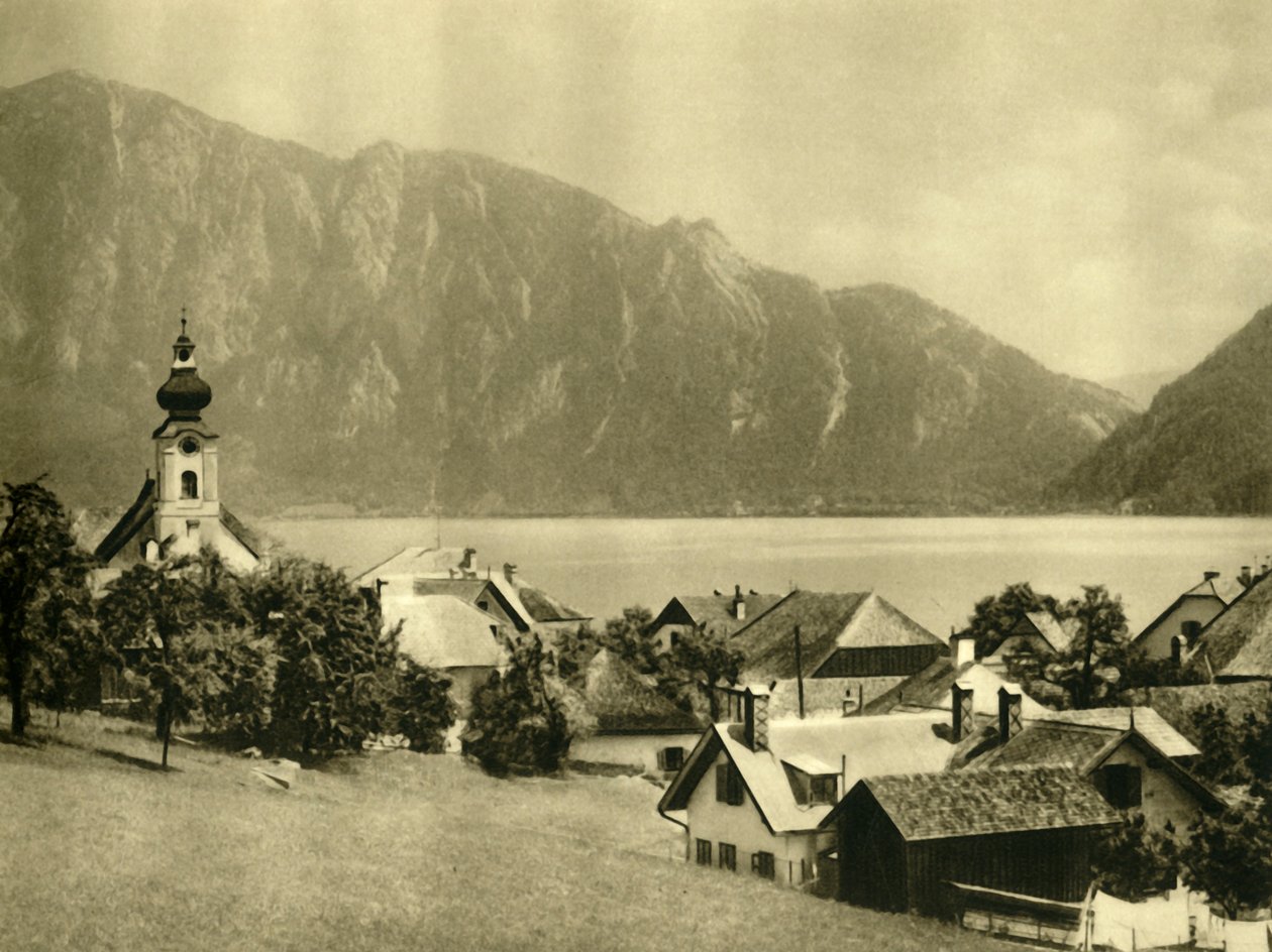 Unterach am Attersee，上奥地利州，c1935年。 作者 不明