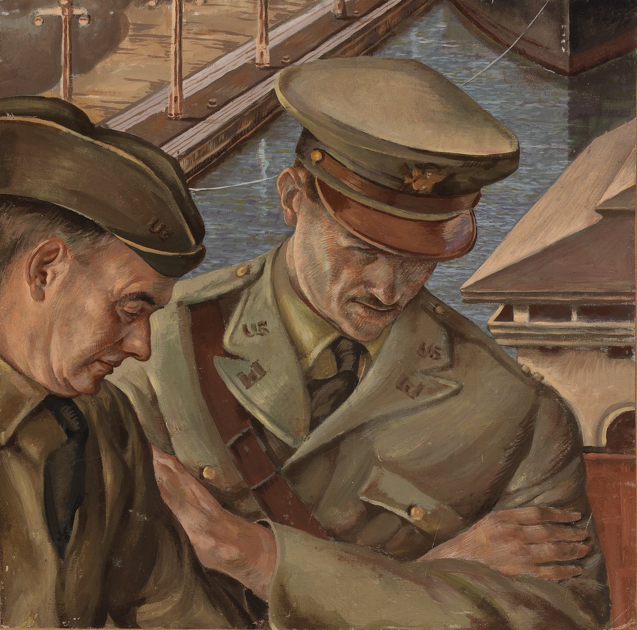 无题壁画研究，约1933-1943年。 作者 不明