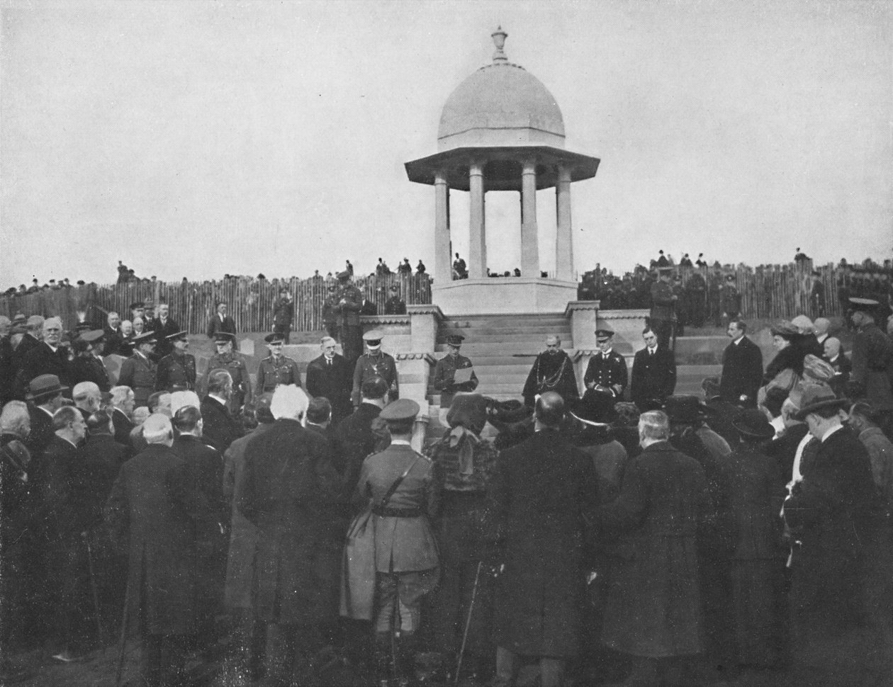 1939年2月1日，威尔士亲王殿下揭开Chattri的面纱 作者 不明