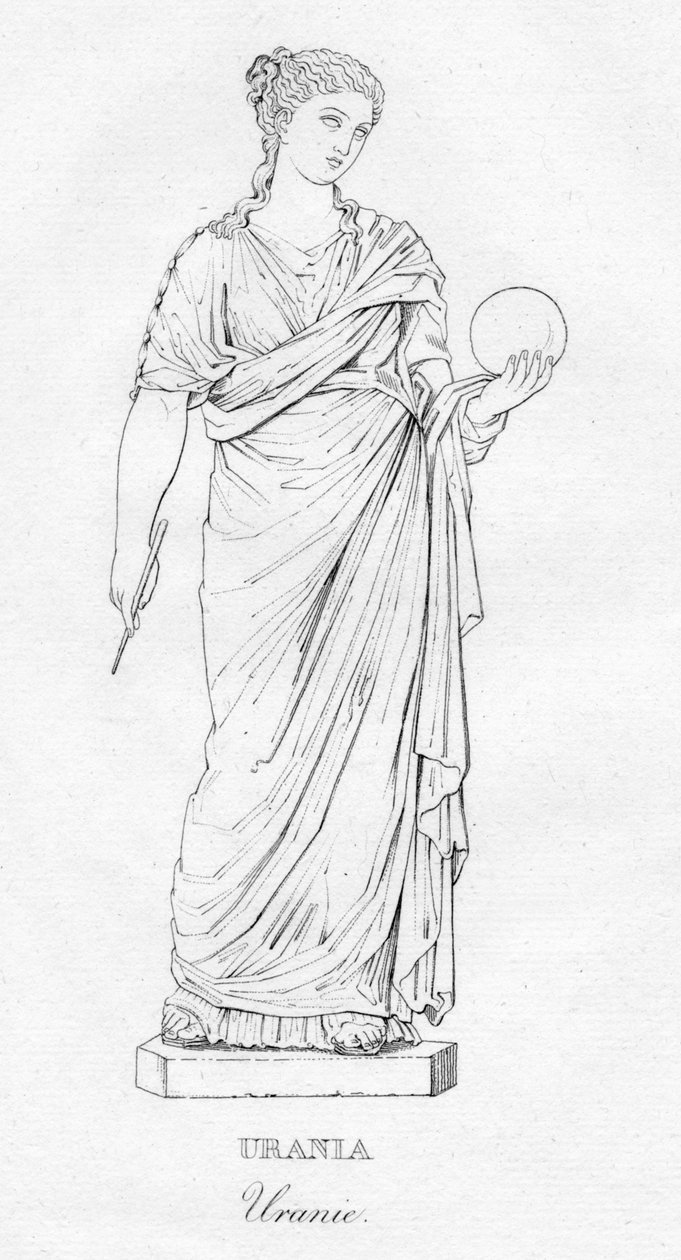 乌拉尼亚·乌兰妮（Urania Uranie），c1850年 作者 不明