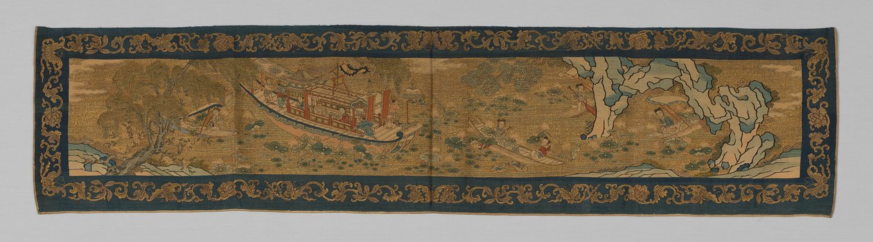 窗帘，中国，清朝1644-1911年，1875-1900年。 作者 不明